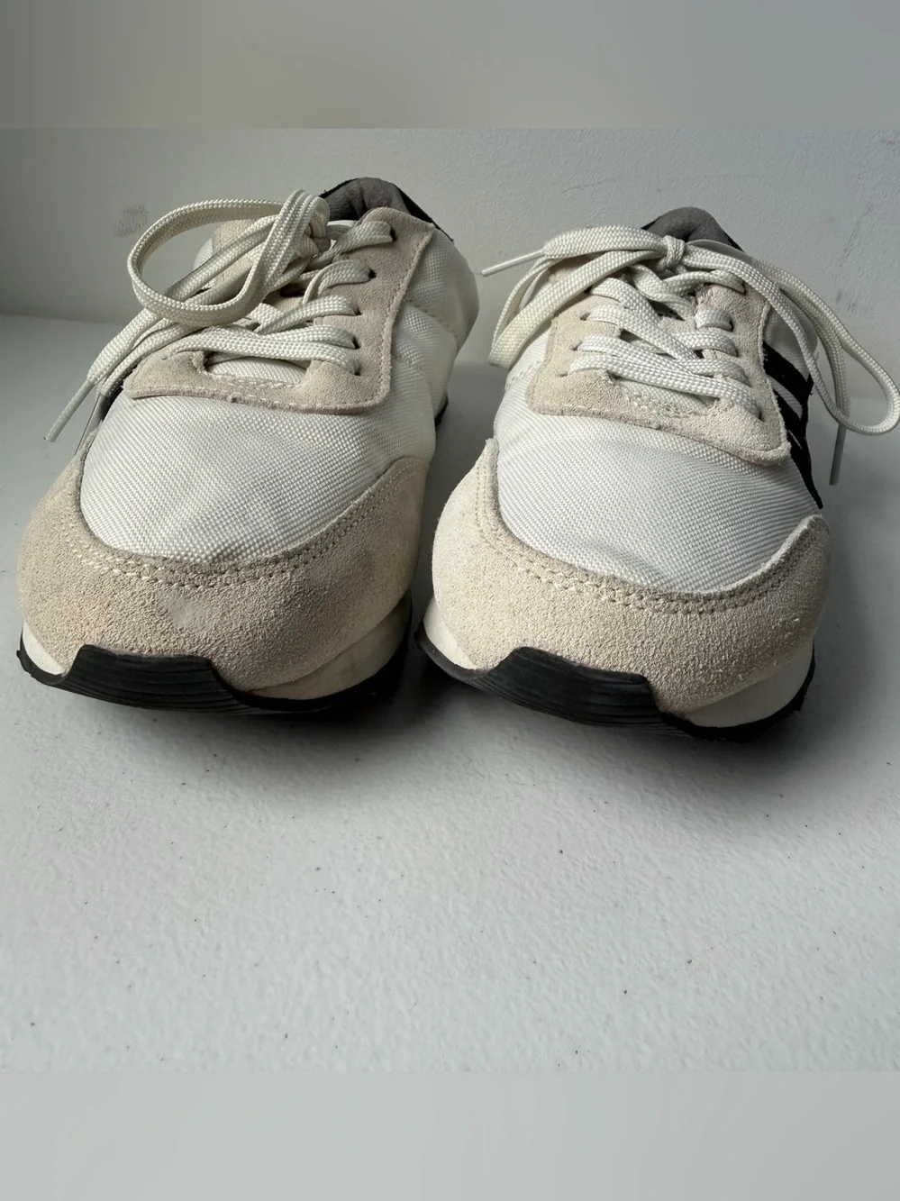 Hush Puppies Seventy8 Sneaker White & Black Size 8 Retro Style 70s 80s